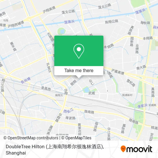DoubleTree Hilton (上海南翔希尔顿逸林酒店) map