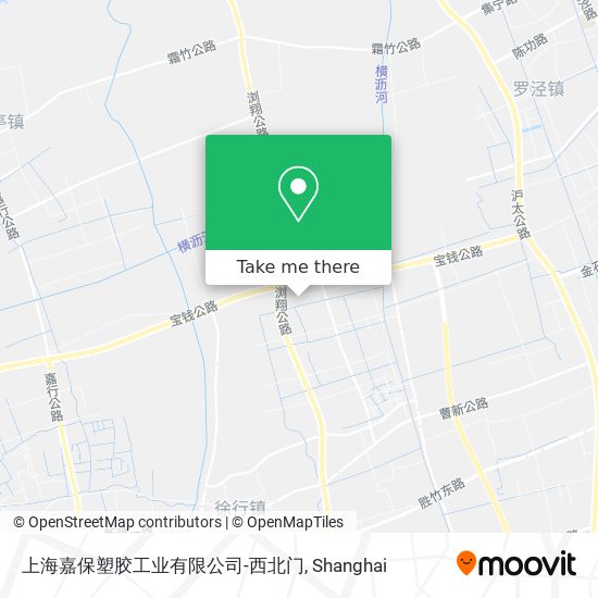 上海嘉保塑胶工业有限公司-西北门 map