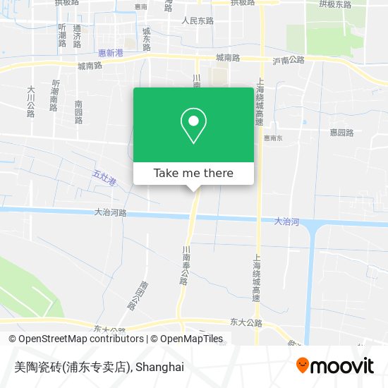 美陶瓷砖(浦东专卖店) map