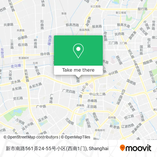新市南路561弄24-55号小区(西南1门) map