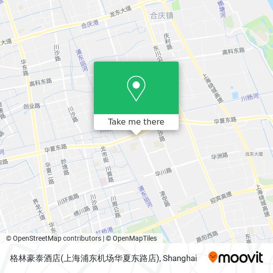 格林豪泰酒店(上海浦东机场华夏东路店) map