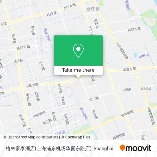 格林豪泰酒店(上海浦东机场华夏东路店) map