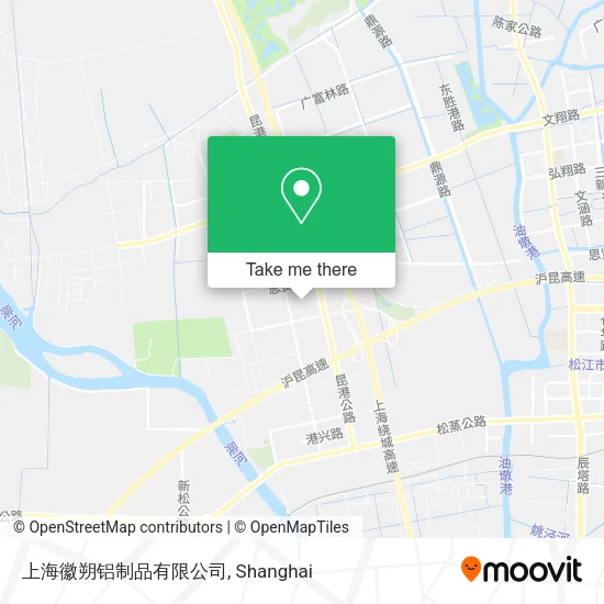 上海徽朔铝制品有限公司 map