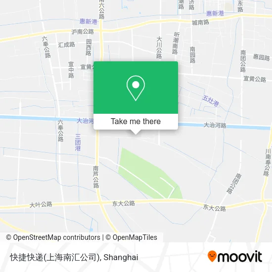 快捷快递(上海南汇公司) map