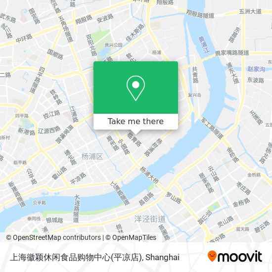 上海徽颖休闲食品购物中心(平凉店) map