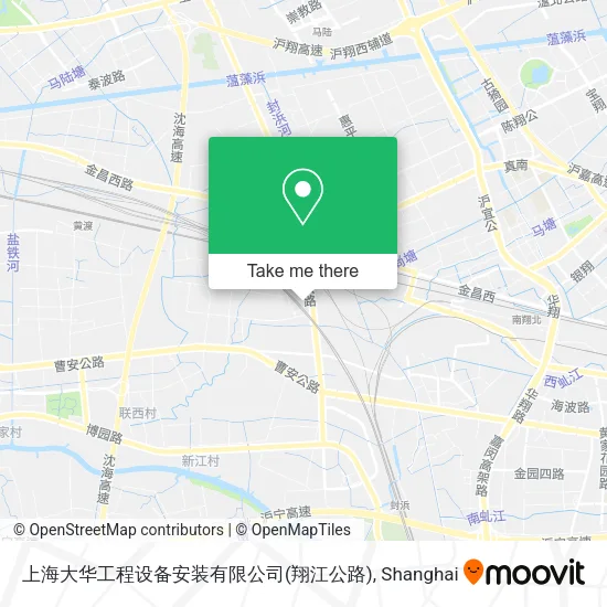 上海大华工程设备安装有限公司(翔江公路) map