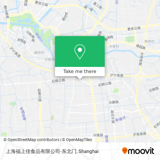 上海福上佳食品有限公司-东北门 map