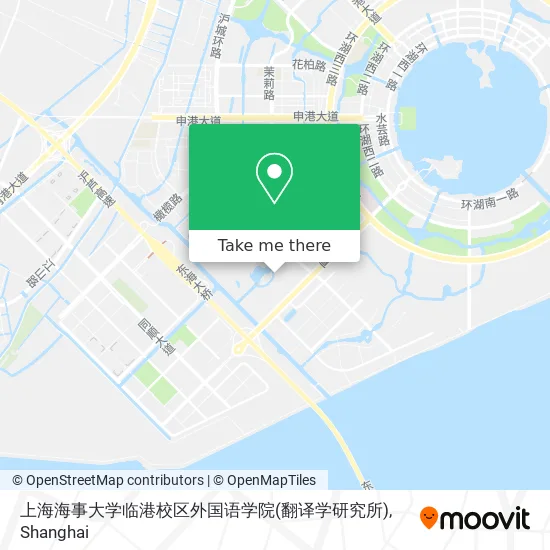 上海海事大学临港校区外国语学院(翻译学研究所) map