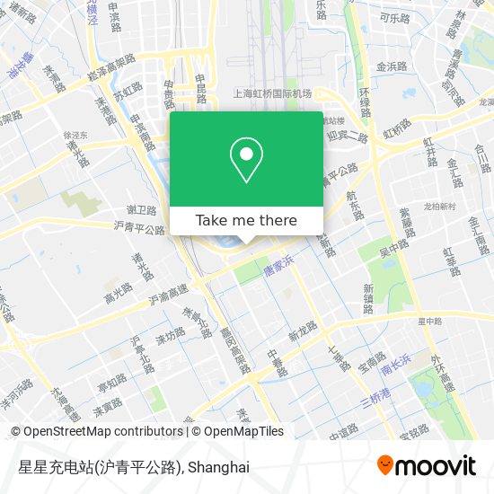 星星充电站(沪青平公路) map