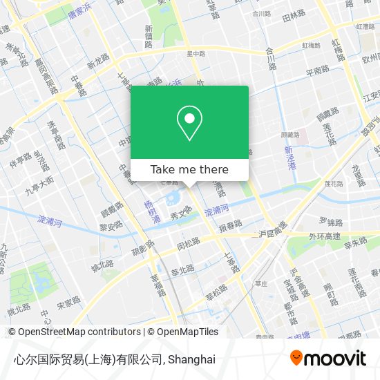 心尔国际贸易(上海)有限公司 map