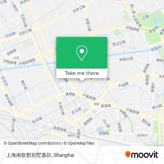 上海南歌郡别墅轰趴 map