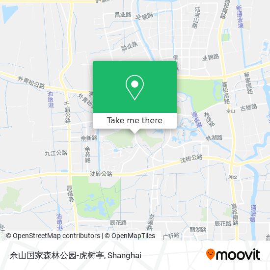 佘山国家森林公园-虎树亭 map