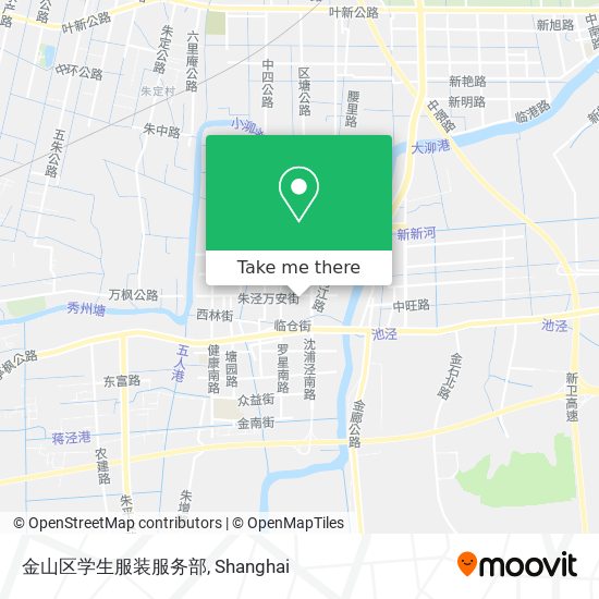 金山区学生服装服务部 map