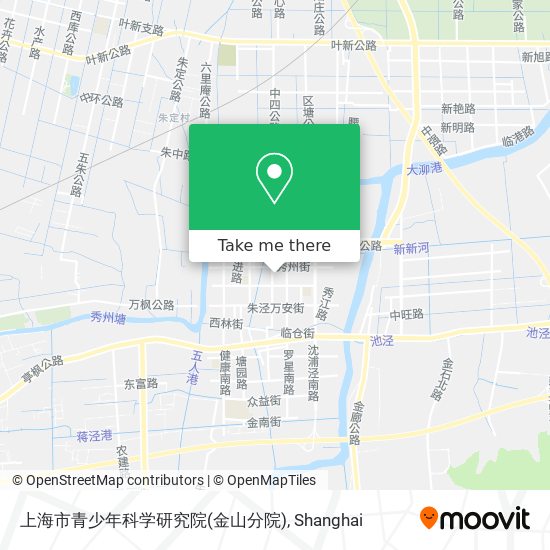 上海市青少年科学研究院(金山分院) map
