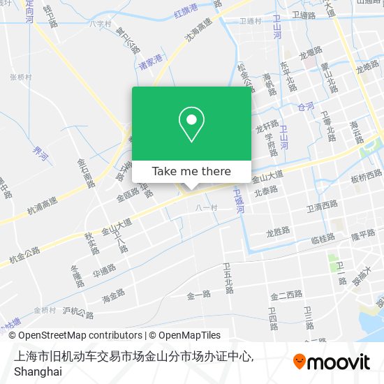 上海市旧机动车交易市场金山分市场办证中心 map
