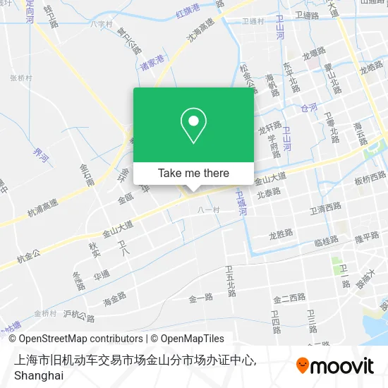 上海市旧机动车交易市场金山分市场办证中心 map