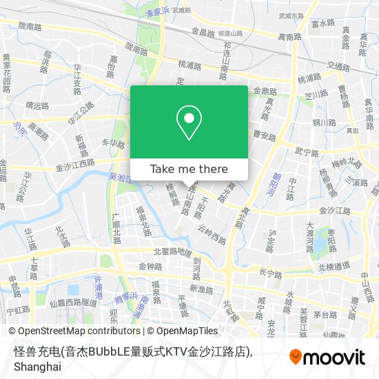 怪兽充电(音杰BUbbLE量贩式KTV金沙江路店) map