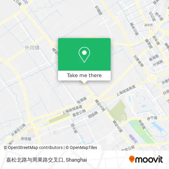 嘉松北路与周果路交叉口 map