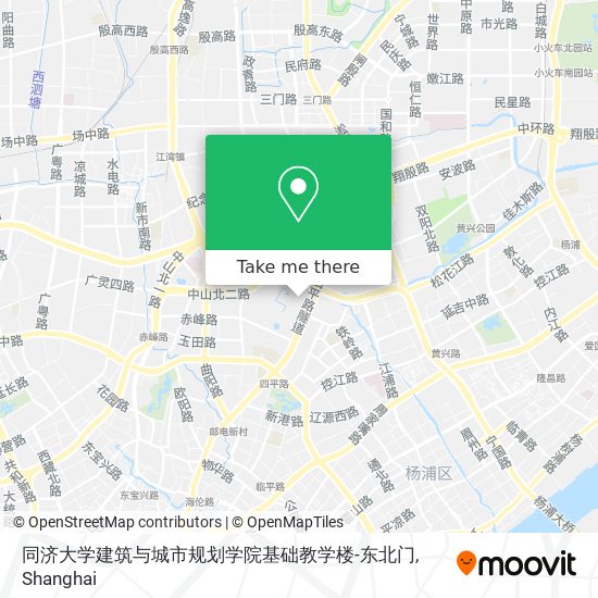 同济大学建筑与城市规划学院基础教学楼-东北门 map