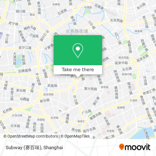 Subway (赛百味) map