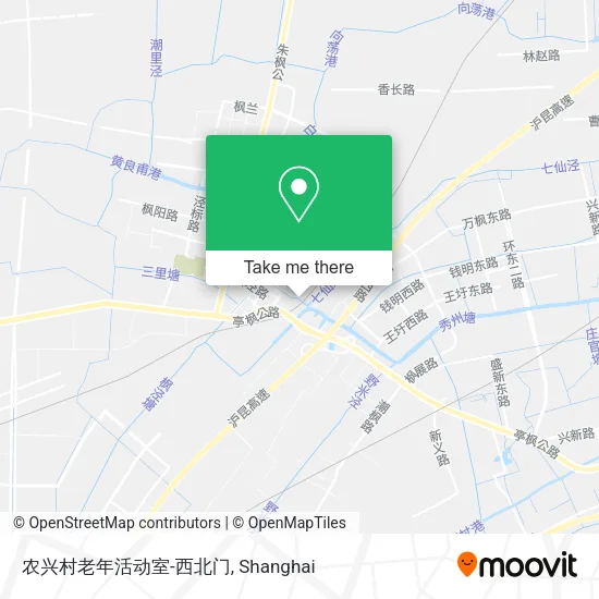 农兴村老年活动室-西北门 map