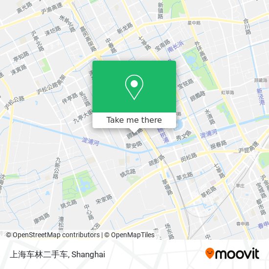 上海车林二手车 map