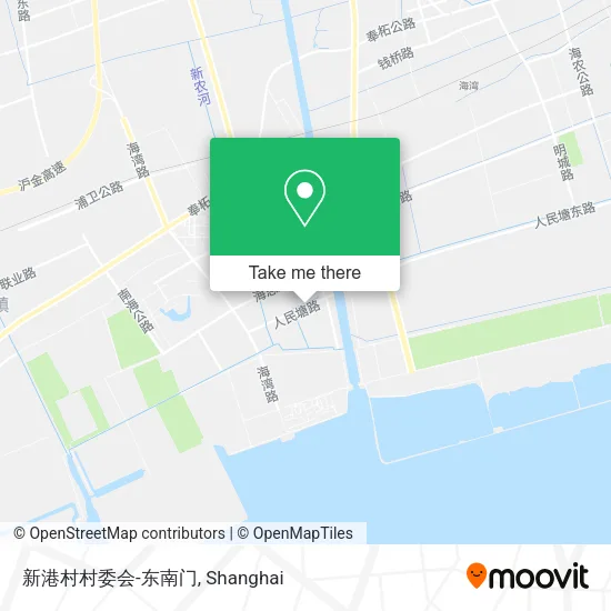 新港村村委会-东南门 map