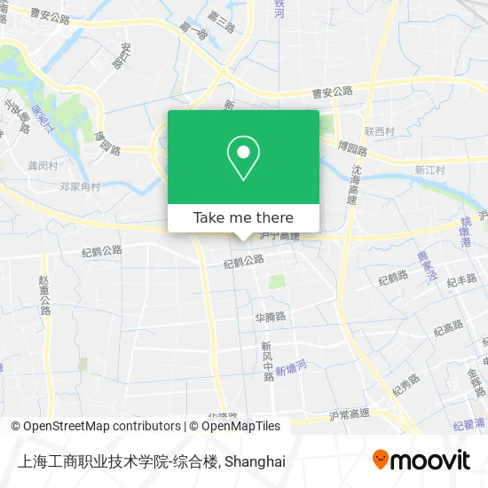 上海工商职业技术学院-综合楼 map