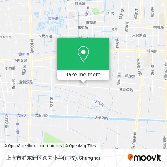 上海市浦东新区逸夫小学(南校) map