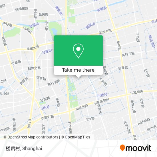 楼房村 map