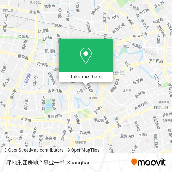 绿地集团房地产事业一部 map