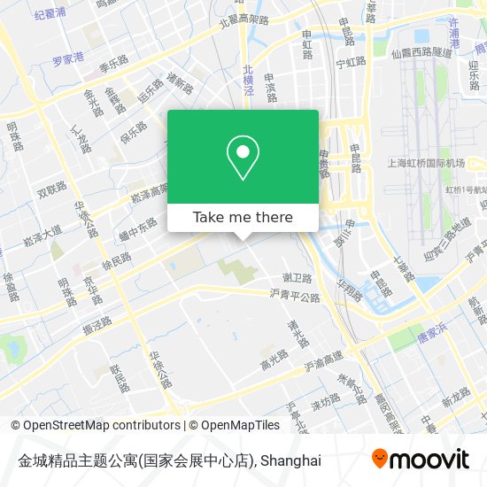 金城精品主题公寓(国家会展中心店) map