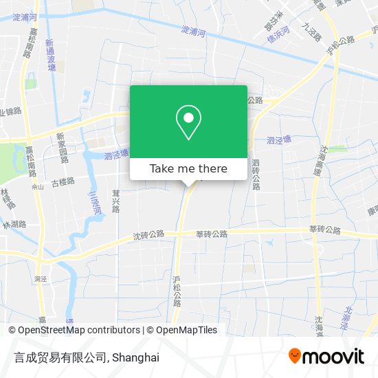 言成贸易有限公司 map