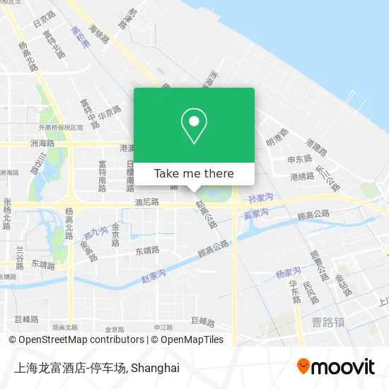 上海龙富酒店-停车场 map