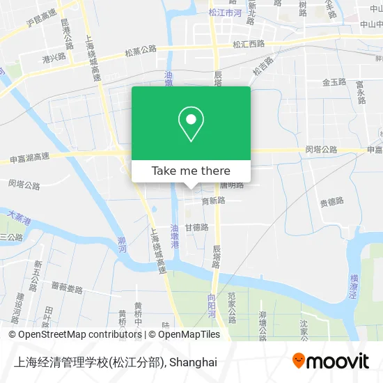 上海经清管理学校(松江分部) map