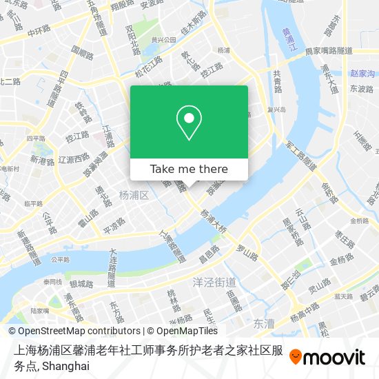 上海杨浦区馨浦老年社工师事务所护老者之家社区服务点 map