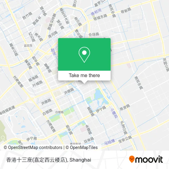 香港十三座(嘉定西云楼店) map