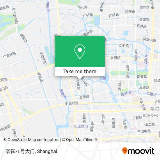 碧园-1号大门 map
