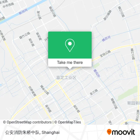 公安消防朱桥中队 map