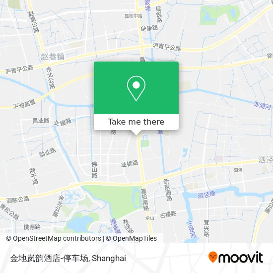 金地岚韵酒店-停车场 map