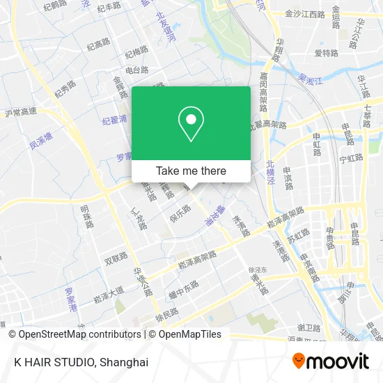 K HAIR STUDIO map