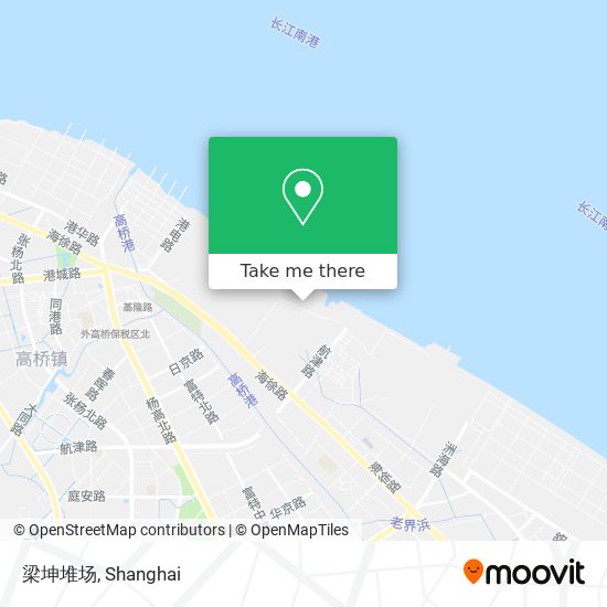 梁坤堆场 map