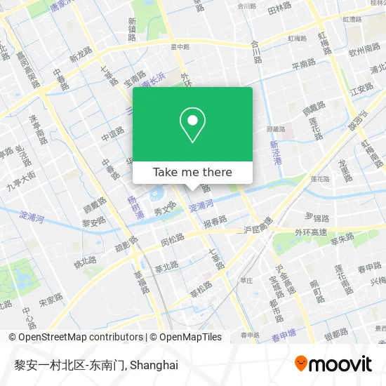 黎安一村北区-东南门 map