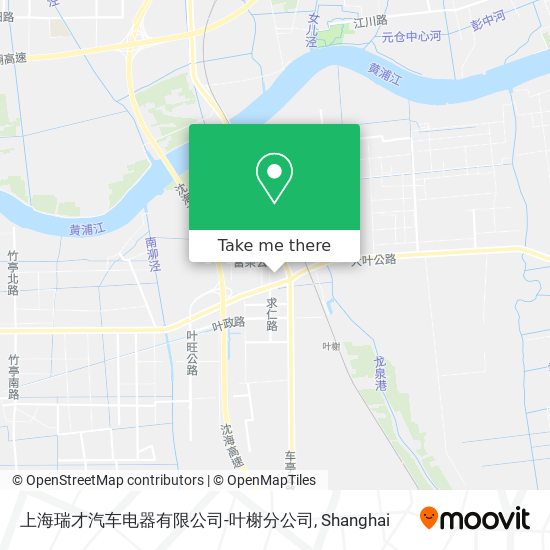 上海瑞才汽车电器有限公司-叶榭分公司 map