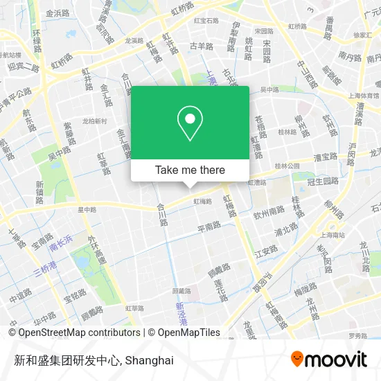 新和盛集团研发中心 map