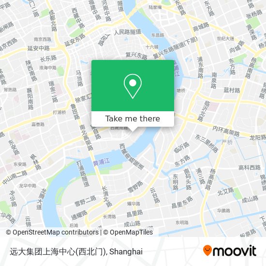 远大集团上海中心(西北门) map