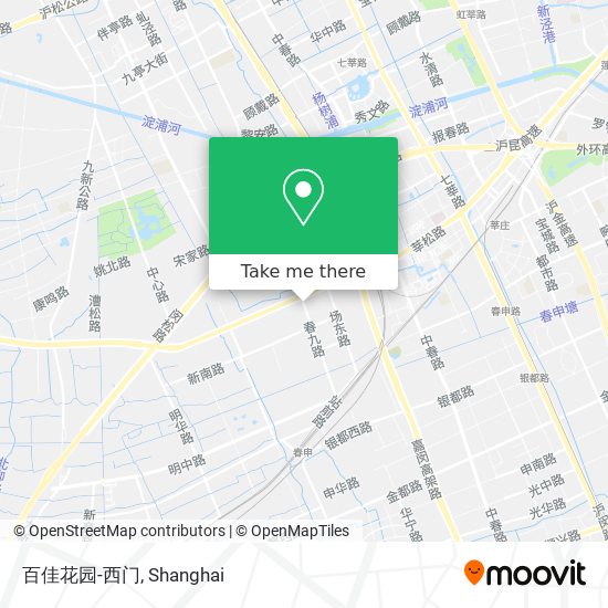 百佳花园-西门 map