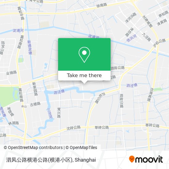 泗凤公路横港公路(横港小区) map