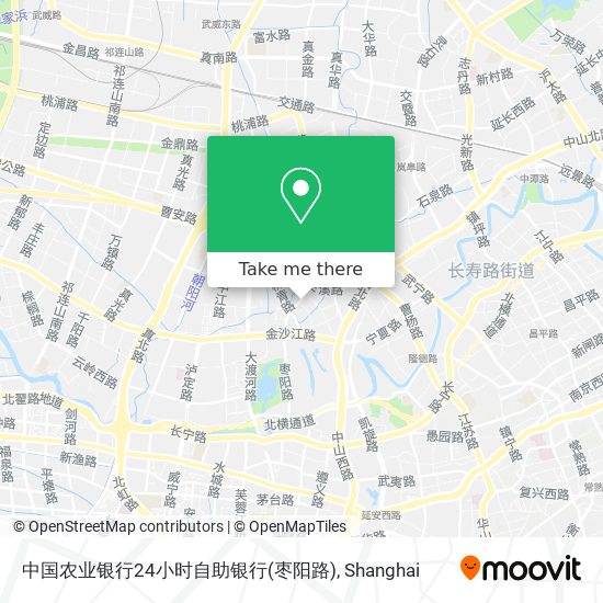 中国农业银行24小时自助银行(枣阳路) map