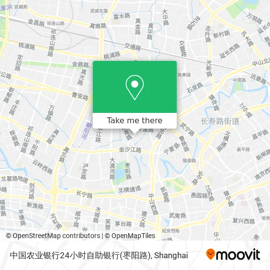 中国农业银行24小时自助银行(枣阳路) map